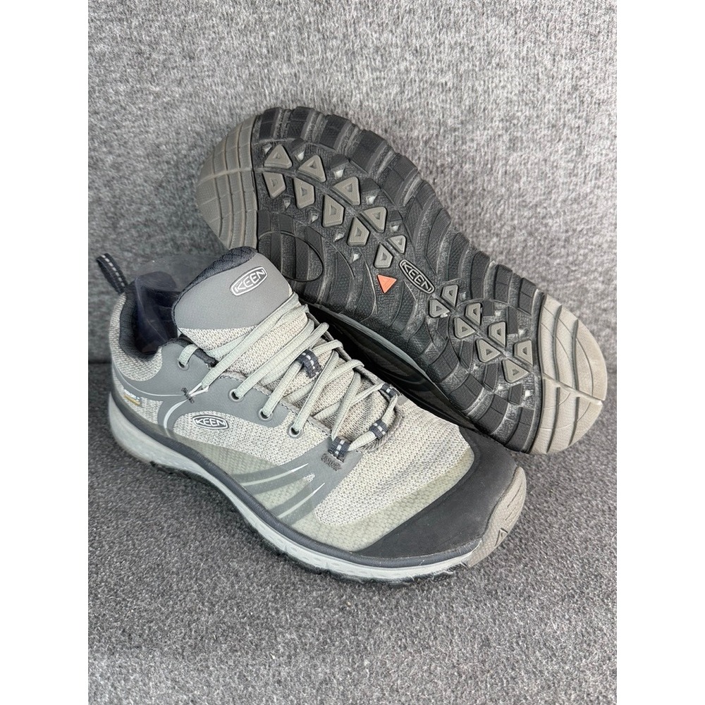 KEEN Terradora Waterproof Hiking Shoes Women 8.5 Grey Low Top Mesh